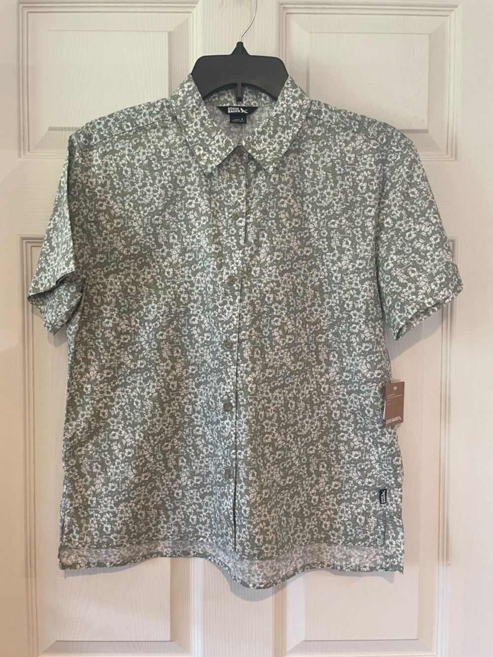 New Eddie Bower Cotton Button Up Shirt